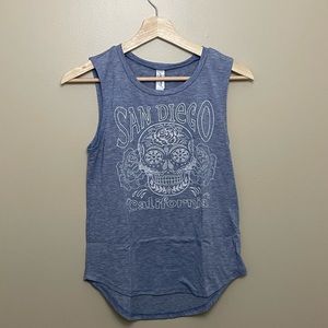 3 for $12 Sale: Blue San Diego Muscle Tank Size Small